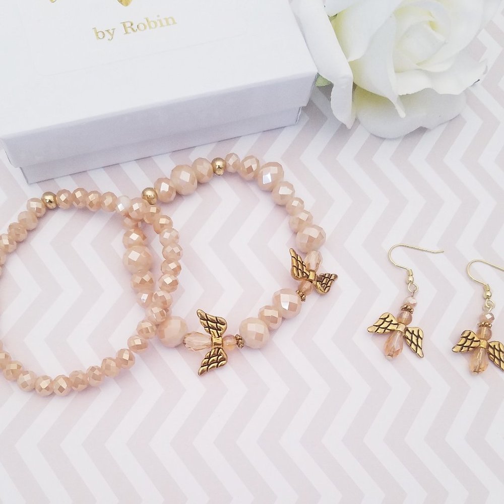 Angel Bracelets w/Earrings